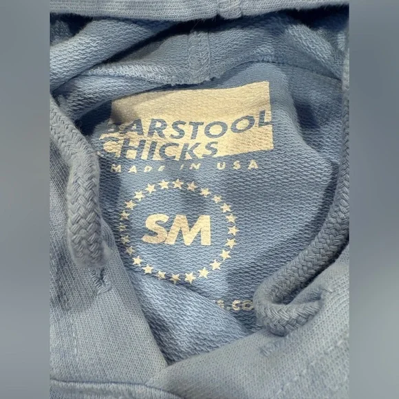 Barstool mid length hoodie, size sm - Picture 4 of 6